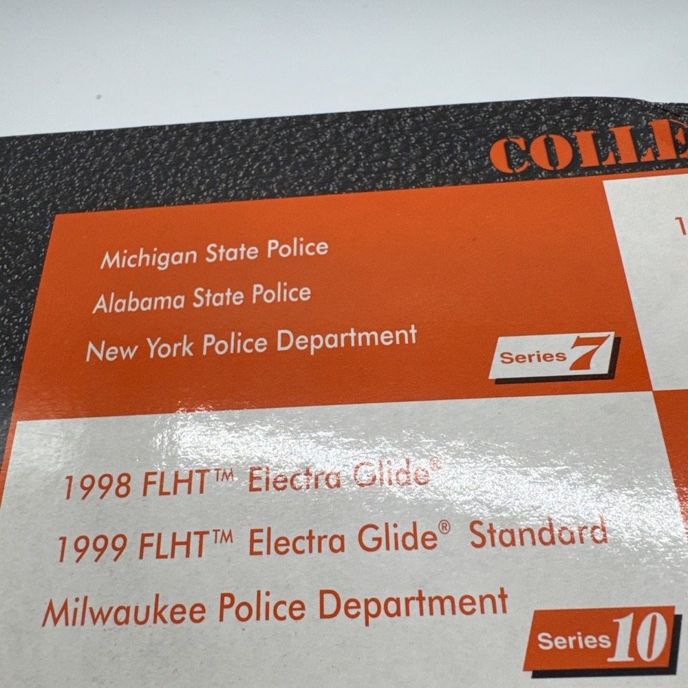 Maisto 1:18 Harley Davidson Police Motorcycle Set Series 7 State Police 32029 - Picture 13 of 16